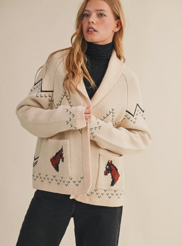 Horsing Around Cardigan