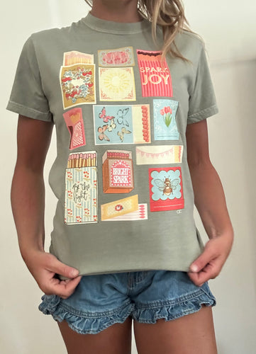 Spring Match Box Graphic Tee