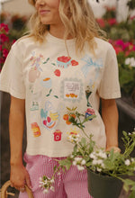 Summer College Mid Crop Graphic Tee