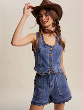 The Sally Scalloped Jean set