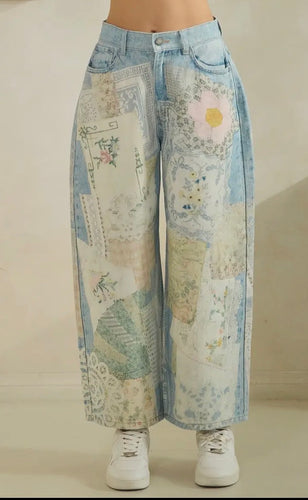 Penelope Patchwork Pants ￼