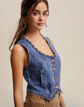 The Sally Scalloped Jean set