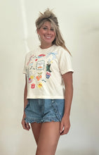 Summer College Mid Crop Graphic Tee
