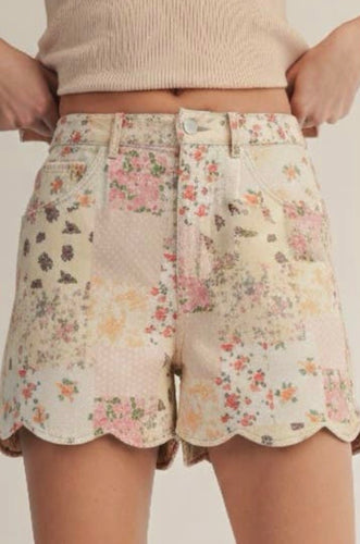 Pastel Patchwork Shorts