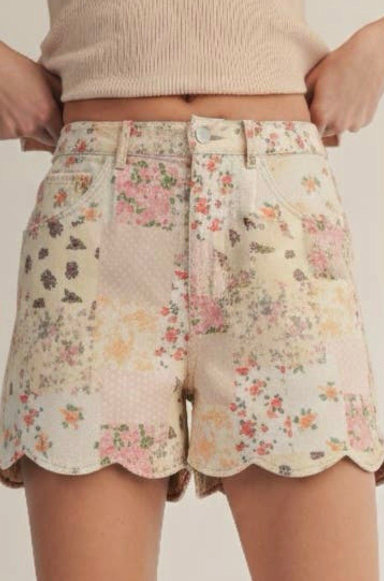 Pastel Patchwork Shorts