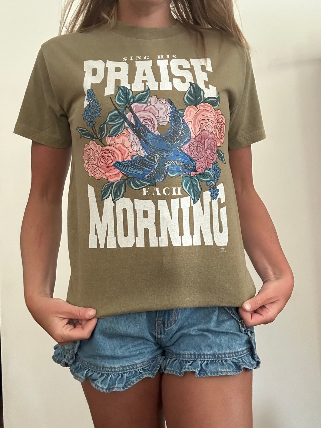 Sing His Praise Each Morning Graphic Tee